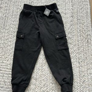Splendid Black Cargo Sweatpants in Size 4T